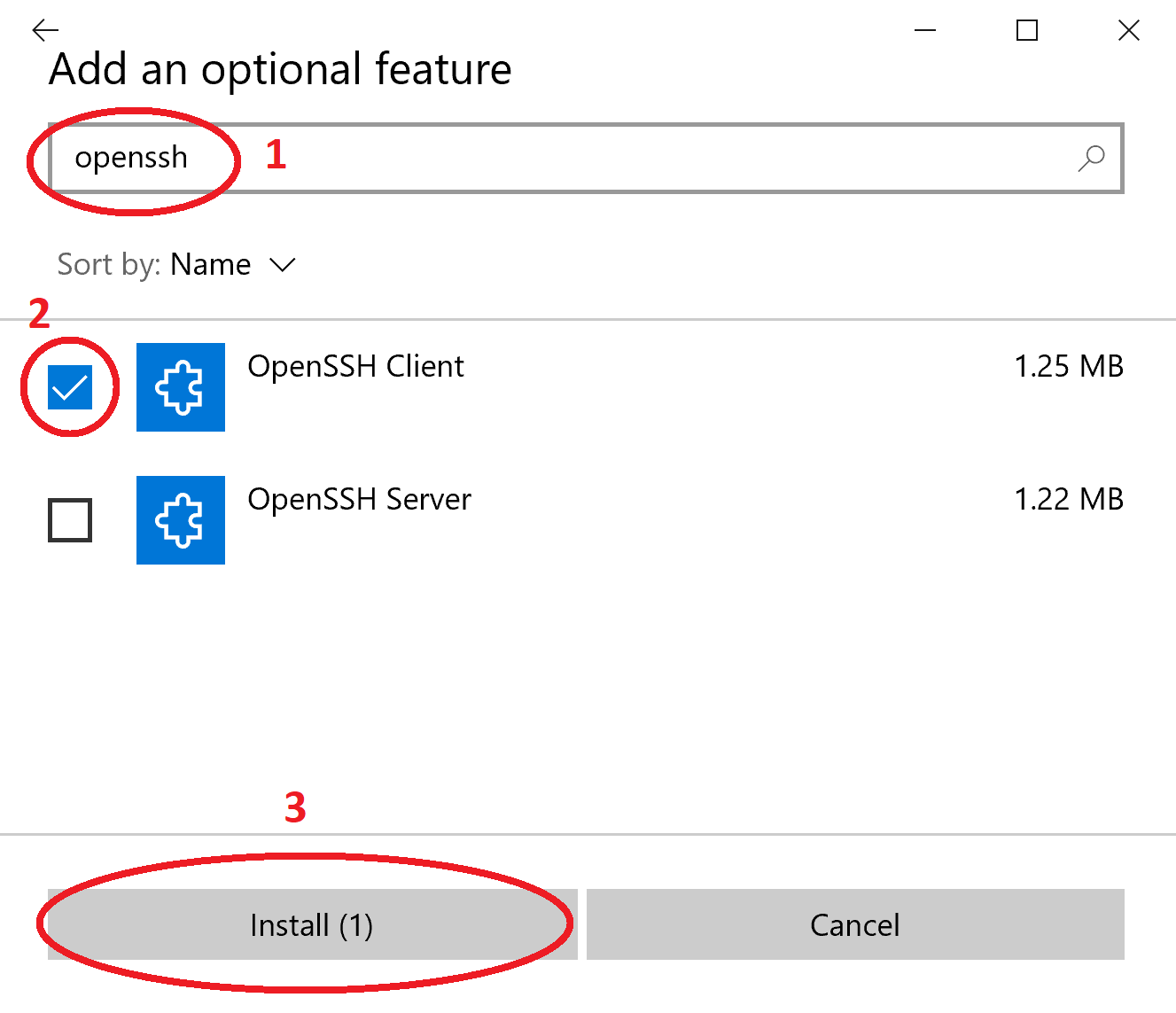 openssh gui windows